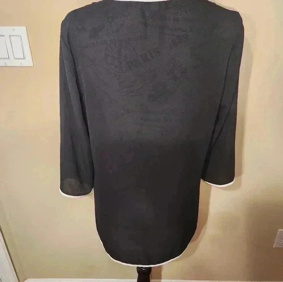 TRIBAL sheer blouse, size S - Picture 7 of 10